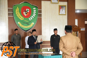 Bupati Dolly Resmi Melantik Parlindungan Harahap Sebagai Penjabat Sekda Tapsel