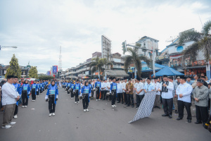 Walikota Padang Sidempuan Lepas Pawai ta’aruf Musabaqah Tilawatil Qur’an (MTQ) Ke XXII