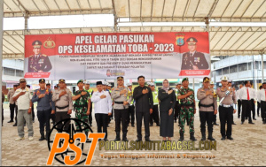 Wakil Walikota Padang Sidempuan Hadiri Apel Gelar Pasukan OPS Keselamatan Toba 2023