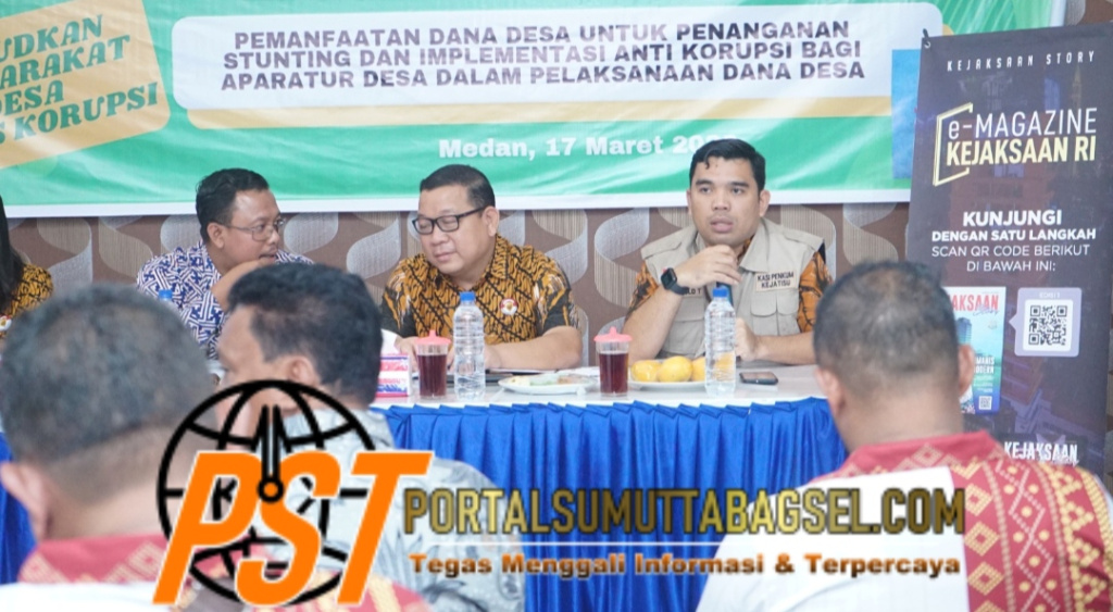 Penerangan Hukum, Kejati Sumut Ajak Kepala Desa Manfaatkan Dana Desa Untuk Atasi Masalah Stunting di Kecamatan Kutalimbaru
