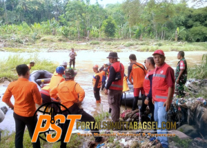 Hari Kedua Pencarian Lucky Satrio Korban hanyut Di Padang Sidempuan Belum di Temukan