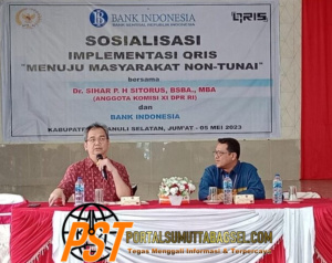 Reses Sihar Sitorus Gandeng BI dan OJK Sosialisasikan Pinjol dan QRIS