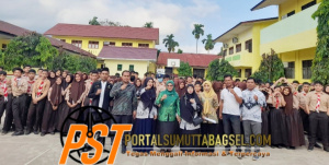 Panitia PPDB dari SMA dan SMK se Cabdis Pendidikan Provsu Wilayah XI lakukan sosialisasi ke SMP Negeri Terdekat