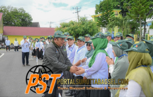 Persiapan Sensus Pertanian 2023, Walikota Padang Sidempuan Bertindak Selaku Pimpinan Apel