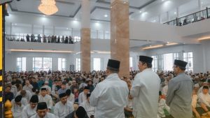 Usai Direnovasi, Masjid Agung Al-Abror Kembali Digunakan Untuk Sholat Ied 1444H