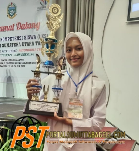 Siswa SMKN 3 Kota Padangsidimpuan raih Juara 3  LKS-SMK Bidang Fashion Technology Tingkat Sumatera Utara