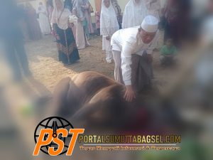 Kampung Leluhur Janji Angkola, Albiner Sitompul Sembelih 4 Hewan Kurban Peringati Hari Raya Idul Adha 1444H