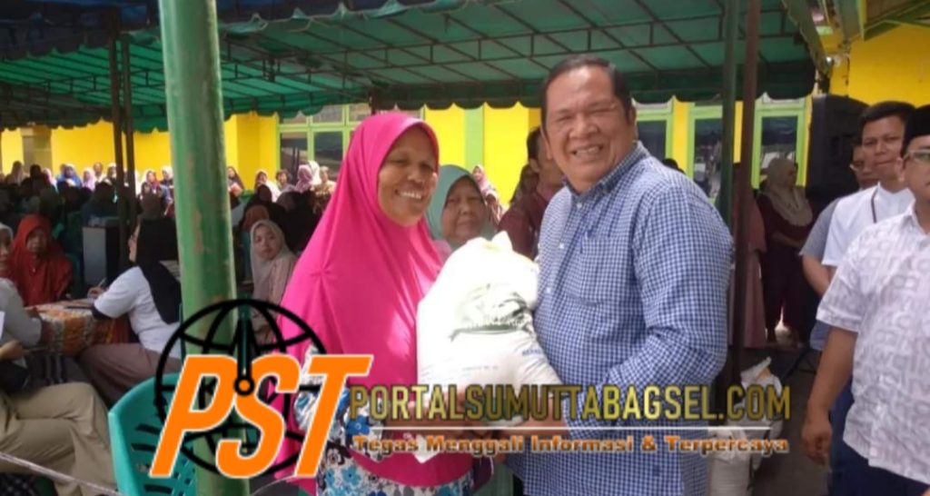 Pemko Padangsidimpuan Bersama Kantor POS Bagikan Bantuan Pangan Cadangan Beras Pemerintah