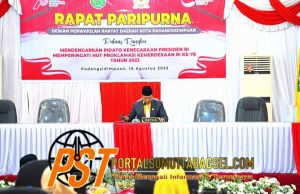 DPRD Padangsidimpuan Gelar Paripurna Mendengarkan Pidato Kenegaraan Presiden RI