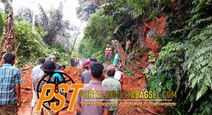 Longsor Di Tapus Godang, Jalur Penghubung Tapsel Dan Paluta Terhambat