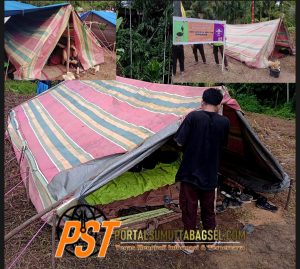 Meski Biaya Sendiri Dan Pakai Tenda Seadanya Pramuka MAN Tapsel Tetap Semangat Ikut Pertikara