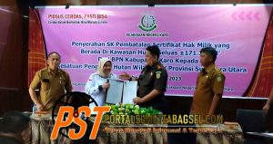 Kejari Karo Fasilitasi Pengembalian Aset Negara Berupa Tanah Kawasan Hutan Bernilai Seluas 17 Hektar