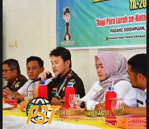Kejaksaan Berikan Penerangan Hukum Kepada Lurah Se-Kota Padangsidimpuan