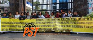 GAM-SU Unjuk Rasa Di Kejatisu Terkait Dugaan Penggelapan 5 Unit Mobil dinas Yang di Lakukan Mantan Bupati Tapsel