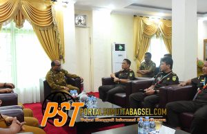 Pj Wali Kota Padangsidimpuan Terima Audensi Kajari Lambok Marisi Jakobus Sidabutar SH, MH