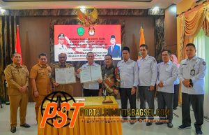 Pj Wali Kota Padangsidimpuan Tanda Tangani NPHD Anggaran Pilkada 2024