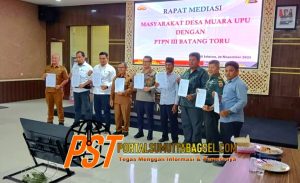 Mediasi Masyarakat Desa Muara Upu Dengan PTPN III Batangtoru Di Polres Tapanuli Selatan