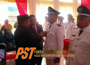 Pejabat Wali Kota Padangsidimpuan Letnan Lantik 42 Kepala Desa di 4 kecamatan