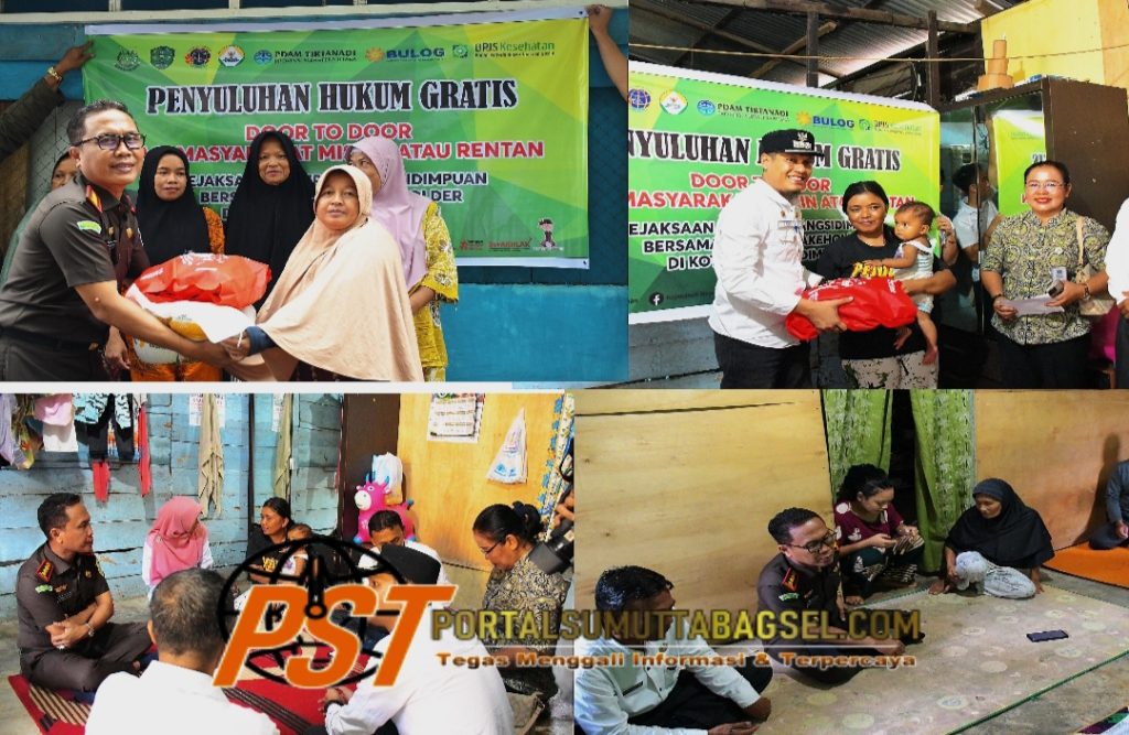 Door to Door, Kejari Sidimpuan Berikan Pemahaman Hukum Kepada Masyarakat Miskin Dan Rentan