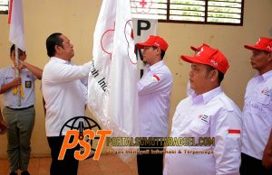 Lantik Pengurus PMI Kecamatan se Kota Padangsidimpuan, Irsan Efendi ingatkan agar Terus Tebar Kebaikan