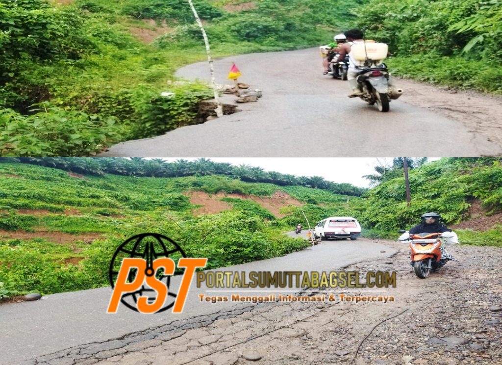 Jalan Lintas Napa – Simarpinggan Tapsel, Ancam Keselamatan Pengguna Jalan!