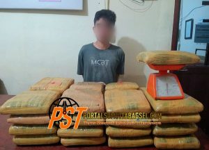 Nekat Bawa 32 Bal Ganja, Pemuda 22 Tahun Diamankan Polres Padangsidimpuan
