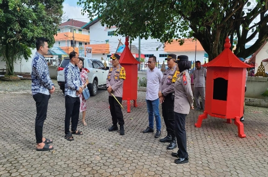 Sukses! Kepolisian Padangsidimpuan Menjaga Keamanan Acara Tahun Baru Imlek di Vihara Avalokitesvar