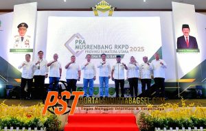 Bupati Tapsel Hadiri Pra Musrenbang RKPD Provinsi Sumatera Utara Tahun 2025