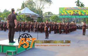 Wakajati Sumut Pimpin Apel Pagi, Ajak Seluruh Jajaran Tetap Disiplin dan Profesional