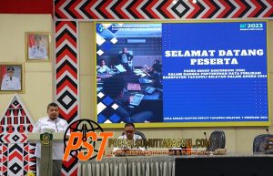 Bupati Dolly Buka Kegiatan FGD Penyusunan Data Publikasi Kabupaten Tapsel Dalam Angka 2024