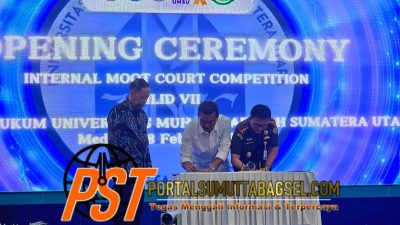 Opening Ceremony “ Internal Moot Court Competition Jilid VII “ Dalam Perebutan Piala Bergilir Kepala Kejaksaan Negeri Medan dan Piala Dekan Fakultas Hukum UMSU Tahun 2024