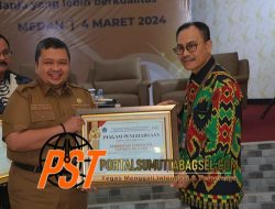 Kemenkeu RI Nobatkan Tapsel Terbaik ke III Pengelolaan Dana Desa T.A 2023