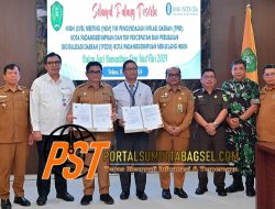 Pj Wali Kota Padangsidimpuan Buka Rapat HLM Tim Pengendali Inflasi Daerah