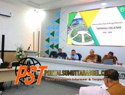 Bupati Tapsel Ikuti Pembahasan Rencana Akhir RAD-PG di Ruang Rapat Hadibroto Bappelitbang Provsu