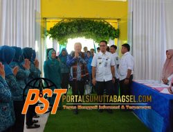 TP. PKK Kota Padangsidimpuan Sambut Kunjungan TP. PKK Provinsi Sumut
