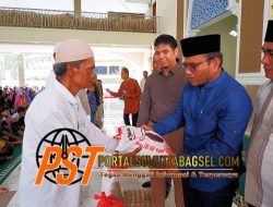 Pj Wali Kota Padangsidimpuan Hadiri Penyaluran 350 Paket Sembako dan Santunan Anak Yatim