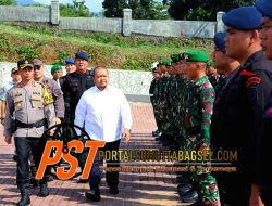 Bupati Tapsel Dolly Pasaribu Hadiri Apel Gelar Pasukan Ketupat Toba 2024