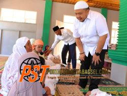 Cuti Bersama, Bupati Tapsel Dolly Pasaribu Salurkan Bantuan ke Saipar Dolok Hole