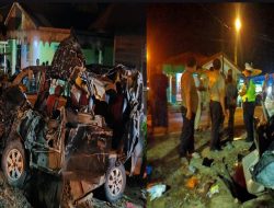 Kecelakaan Beruntun di Jalinsum Padangsidimpuan – Panyabungan 2  Orang Meninggal Dunia