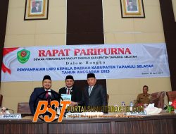 Bupati Tapsel Dolly Pasaribu Sampaikan LKPJ 2023 Ke DPRD