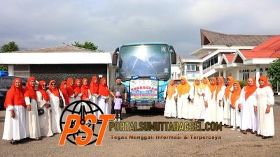 Bupati Dolly Berangkatkan Jamaah BKMT Tapsel Ikuti Halal Bi Halal Provsu