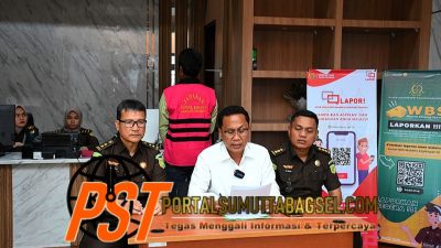 Korupsi Penyalahgunaan Dana APBDes, Kejari Padangsidimpuan Tahan SS Kepala desa Batang Bahal Periode 2018 – 2023