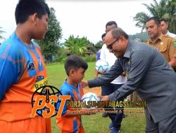 Pj Wali Kota Padangsidimpuan Buka Turnamen Sepak Bola Memperebutkan Piala Alm. H. Makmun A. Lubis