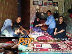 Dinas Sosial kota Padangsidimpuan kunjungi warga Penderita Benjolan Paha Kiri Semakin Lama Semakin Besar