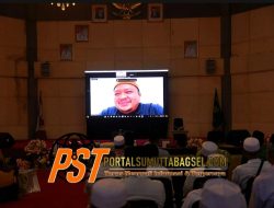 Melalui Zoom Meeting, Bupati Dolly Beri Semangat dan Doa Kepada 220 CJH Tapsel