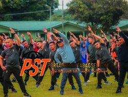 Pj Wali Kota Padangsidimpuan Olahraga Bersama dengan Forkopimda