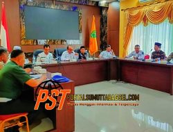 Sekdakot Pimpin Rapat Persiapan Pemulangan Jamaah Haji Padangsidimpuan