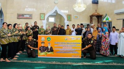Sambut HBA Ke-64 dan HUT IAD XXIV, Kejati Sumut Gelar Baksos dan Santuni Purna Adhyaksa