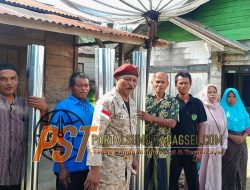 Ketua DPD Gerindra Sumut Salurkan Bantuan Kepada Warga Musibah Kebakaran di Desa Sibulele Muara Tapsel