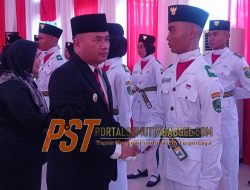 Paskibraka Kota Padangsidimpuan Tahun 2024 Dikukuhkan, Siap Kibarkan Sang Saka Merah Putih